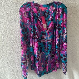Lilly Pulitzer Blouse NWT Size Large